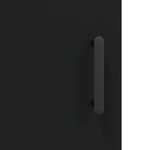vidaXL Buffet Noir 34 5x34x90 cm Bois d'ingénierie