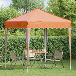 vidaXL Tente de fête pop-up 195 x 195 x 245 cm Orange Tissu Oxford