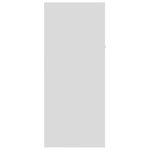 vidaXL Armoire à chaussures Blanc 60x35x84 cm Bois d'ingénierie