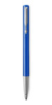 PARKER Vector stylo roller, bleu avec attributs chromés, pointe moyenne, encre bleue, coffret cadeau