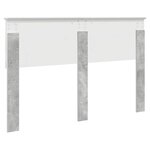 vidaXL Tête de lit Gris béton 150 cm Bois d'ingénierie