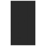 vidaXL Bibliothèque/Buffet noir 66x30x98 cm bois d'ingénierie