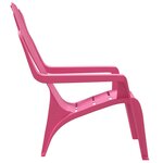 vidaXL Chaises de jardin pour enfants lot de 2 rose 37x34x44 cm PP
