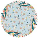 100 Papiers Origami Oh La La 15x15 Cm - Draeger paris