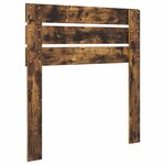 vidaXL Tête de lit Chêne fumé 100 cm Bois d'ingénierie
