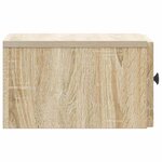 vidaXL Cabinet de chevet mural Chêne Sonoma 33 x 34 5 x 20 cm