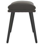 vidaXL Repose-pied Gris foncé 45x29 5x35 cm Velours