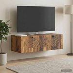 vidaXL Meuble TV mural Bois ancien 99 x 41 x 30 cm Bois d'ingénierie