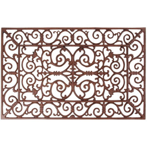 Paillasson en fonte antique 46 x 71.5 cm