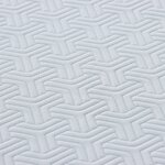 vidaXL Matelas Blanc  Gris 80 x 200 cm Mousse