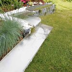 Ubbink cascade lame acier inoxydable wolga élément de coin droit