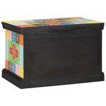 vidaXL Boîte de rangement avec stockage Multicolore 60 x 40 x 40 cm