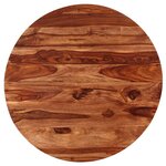 Vidaxl table de salle à manger bois massif de sesham 120 x 77 cm