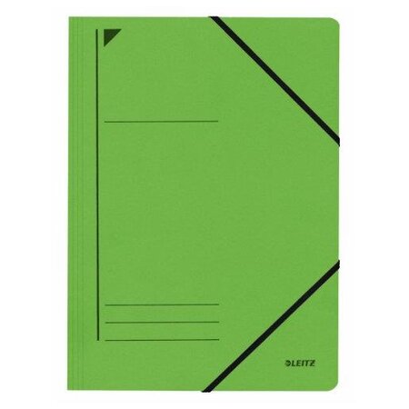 Chemise à élastique, format A4, carton robuste Vert LEITZ