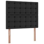 vidaXL Lit de Rangement Noir 120 x 190 cm Cuir synthétique