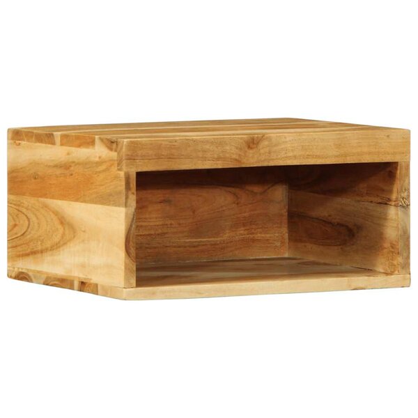 VidaXL Meuble TV mural 40x30x19 cm bois massif d'acacia
