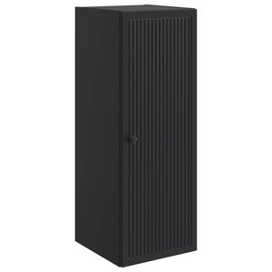 vidaXL Armoire Murale Noir 33 x 34 5 x 90 cm Bois d'ingénierie