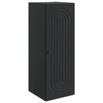 vidaXL Armoire Murale Noir 33 x 34 5 x 90 cm Bois d'ingénierie