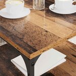 vidaXL Table basse Bois Ancien 55 x 55 x 40 cm Bois d'ingénierie