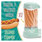 Machine Hot-dog retro - Capacité 12 saucisses - Puissance 450 W