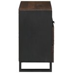 vidaXL Table de chevet - 50 x 33 x 60 cm - En bois massif et en bois d'ingénierie