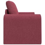 vidaXL Canapé-Lit Bordeaux 98 x 71 x 83 cm Velours