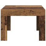 vidaXL Table basse Vieux bois Bois d'ingénierie