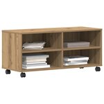 vidaXL Meuble TV Marron 90 x 35 x 40 5 cm Bois d'ingénierie