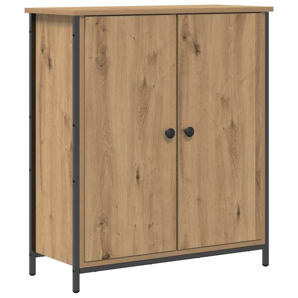 vidaXL Buffet chêne artisanal 70 x 30 x 80 cm Bois d'ingénierie