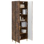 vidaXL Ensemble de Meubles 2 Pièces Chêne fumé Bois d'ingénierie