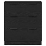 vidaXL Buffet 3 Pièces Chêne noir 180 x 30 x 70 cm Bois d'ingénierie