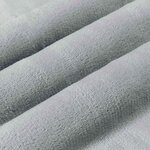 vidaXL Jeté Gris 240 x 270 cm Toison