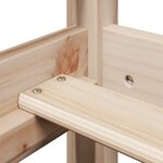 vidaXL Lit de jour avec toit 90x200 cm bois de pin massif
