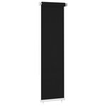 vidaXL Store roulant d'extérieur 60x230 cm Noir PEHD