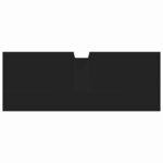 vidaXL Armoire lavabo de salle de bain noir 80x30x60 cm