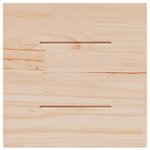 vidaXL Dessus de table 40x40x2 5 cm carré bois de pin massif