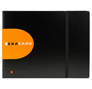 Porte cartes de visite détachable Exacard 240 cartes 20x25cm 75134 x 5 EXACOMPTA