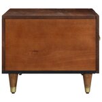vidaXL Table basse 80x50x40 cm en bois massif de mangue