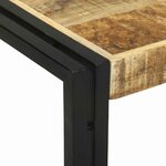 vidaXL Table basse 2 Pièces Marron bois de manguier massif