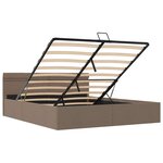 vidaXL Cadre de lit à rangement hydraulique sans matelas 160x200 cm