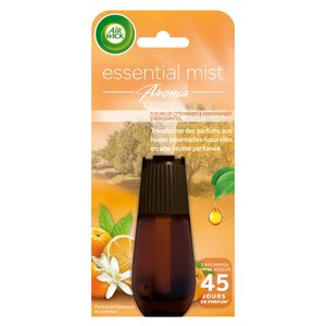 Recharge Diffuseur d'Huiles Essentielles Essential Mist Parfum Fleur de Citronnier &... AIR WICK