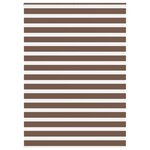 vidaXL Store zèbre marron 160x230cm largeur du tissu 155 9cm polyester