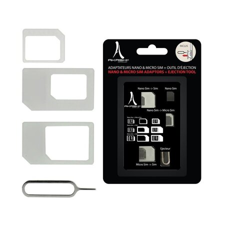 Accessoires Téléphone Portable Akashi Altsimadapt 3 Wh