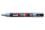 Marqueur pointe conique moyenne pc5m 1 8 - 2 5mm gris ardoise x 12 POSCA