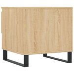 vidaXL Tables basses 2 Pièces chêne sonoma 50x46x50 cm bois d'ingénierie
