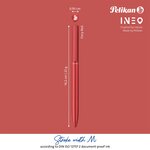 Stylo à bille rotatif Ineo Elements rouge flamboyant PELIKAN