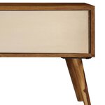 vidaXL Meuble TV 140x30x40 cm bois massif
