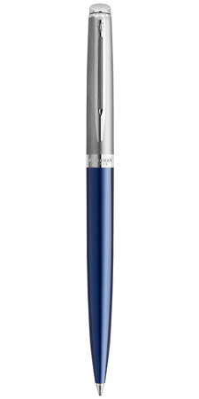 Waterman hemisphere essentiel stylo bille  bleu mat  recharge bleue pointe moyenne  coffret cadeau