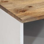 vidaXL Meuble TV 80x33 5x46 cm bois massif de manguier