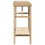 vidaXL Table de rempotage Naturel 75 x 40 x 90 cm Bois de pin massif